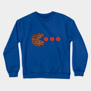 Burger Pacman! Crewneck Sweatshirt